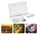Quadro de Desenhos LED + 7 Canetinhas