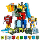 Mega Robô Números Transformáveis